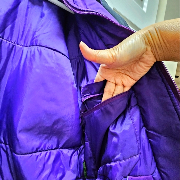 Vtg St John's Bay Women's Purple Wind Breaker Ski  Jacket Tribal Medium 80s-90s - Picture 7 of 14